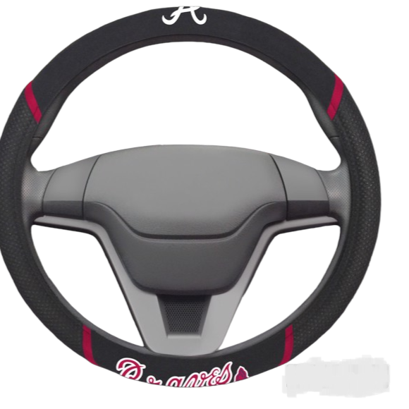 Atlanta Braves Steering Wheel Cover - J&W Sports Apparel