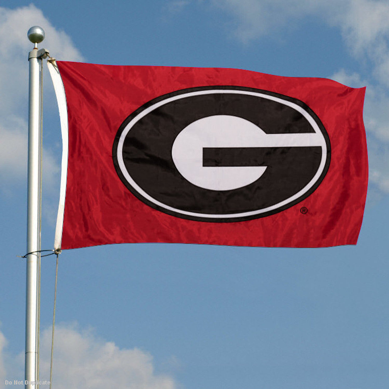 Georgia Bulldogs Nylon Embroidered Flag - J&W Sports Apparel