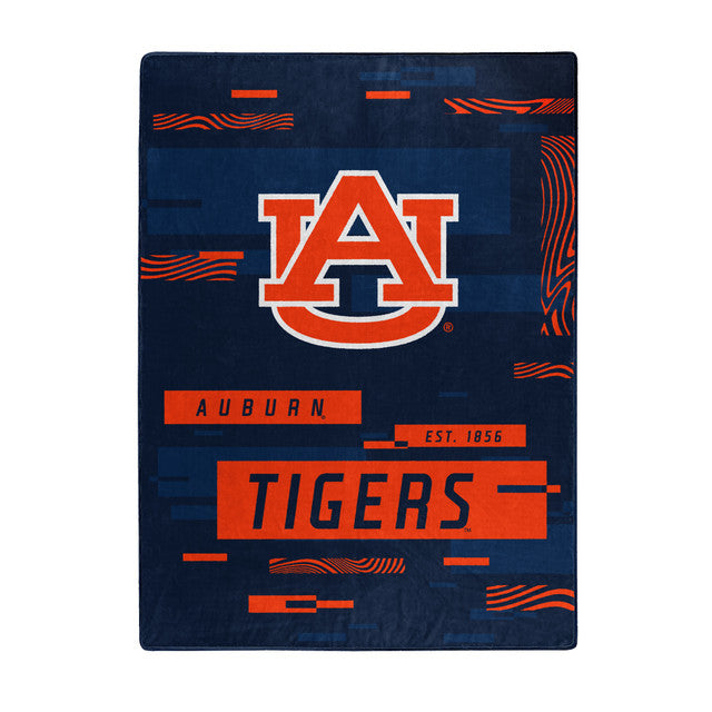 Auburn Tigers Blanket 60x80 Raschel Digitize Design - J&W Sports Apparel