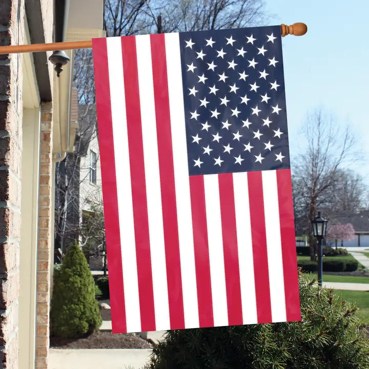 USA Double Side Applique Banner Flag