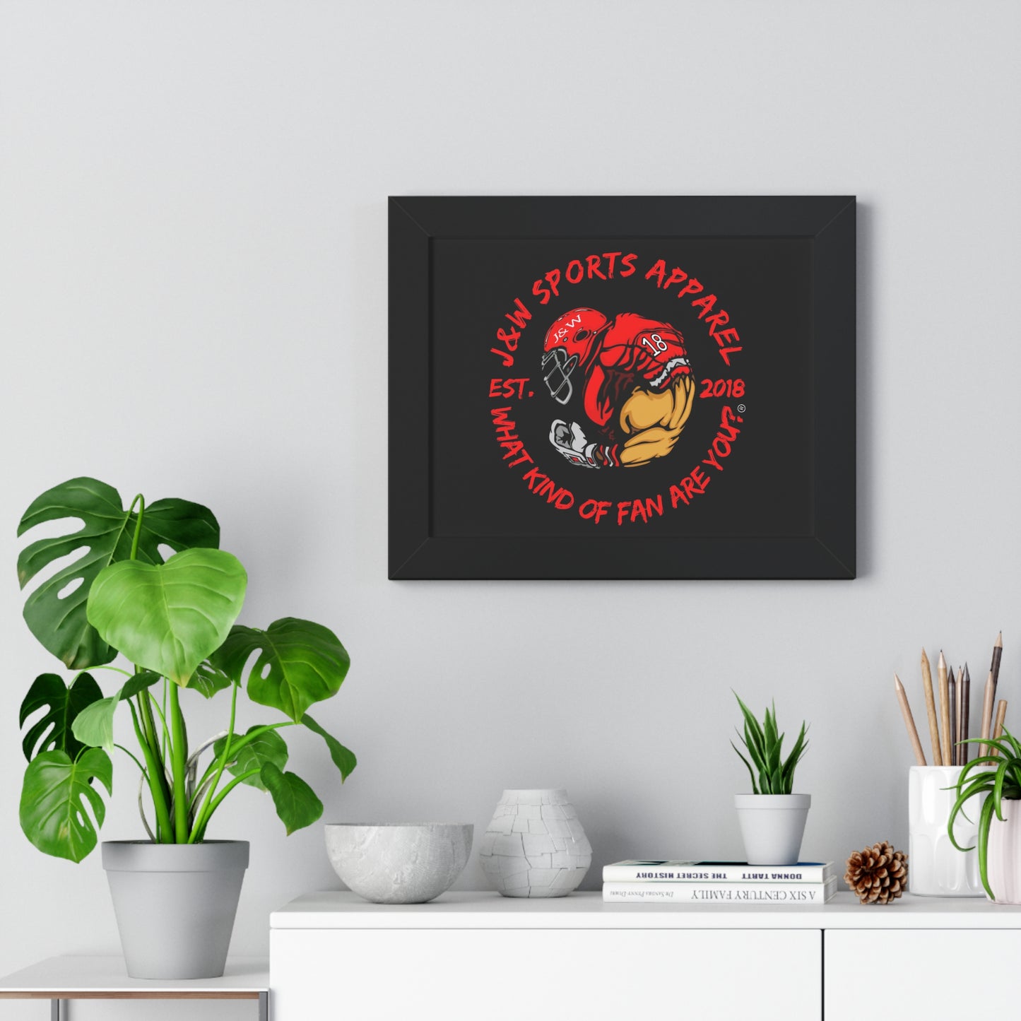 Framed Horizontal Poster - J&W Sports Apparel