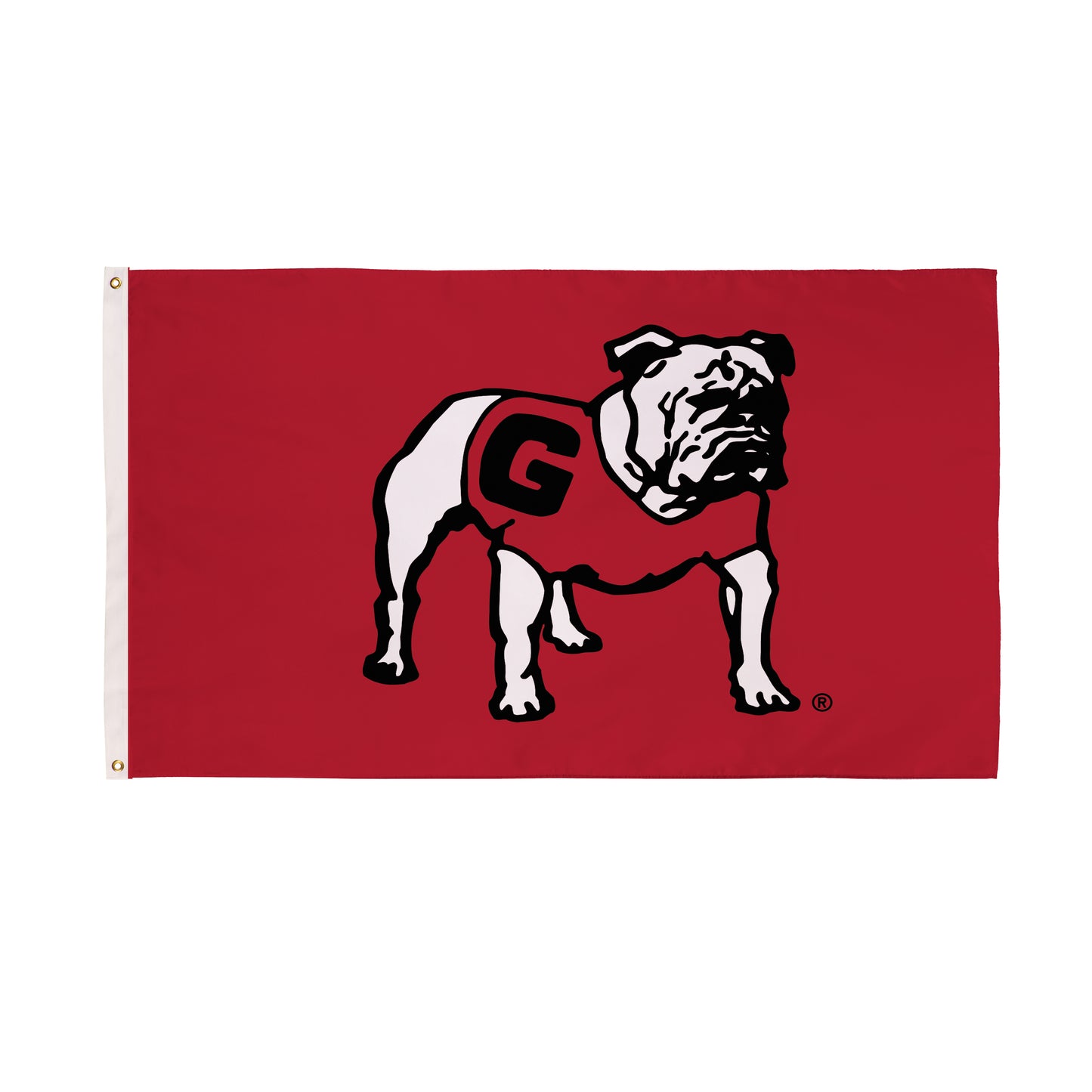 Georgia Bulldogs - Single Sided Estate Flag with 2 Grommets, 3'x5' - J&W Sports Apparel