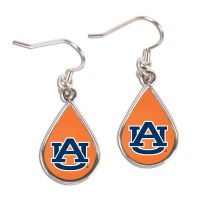 AUBURN TIGERS EARRINGS - AUBURN TIGERS EARRINGS JEWELRY CARDED TEAR DROP