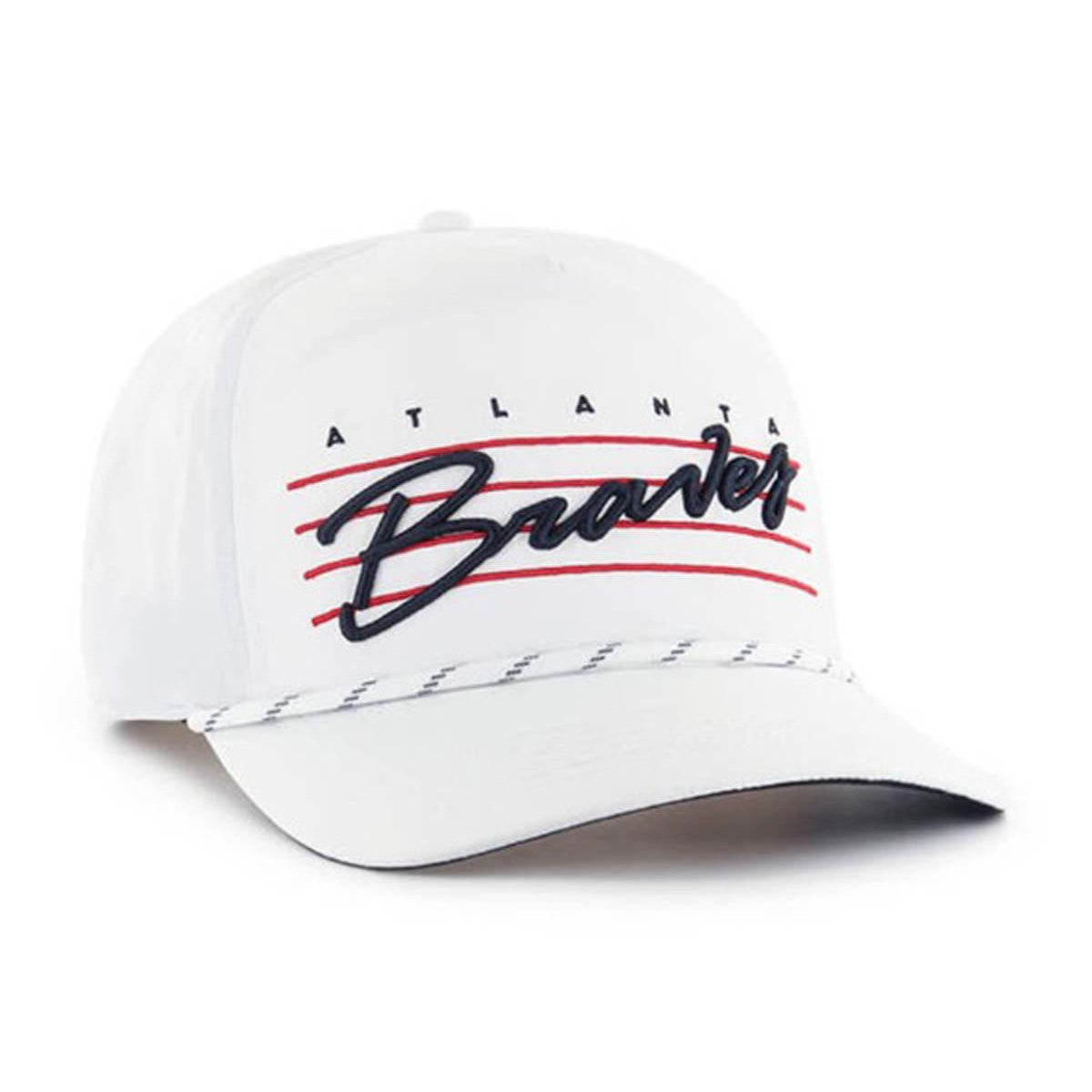 ATLANTA BRAVES WHITE DOWNBURST 47 HITCH - J&W Sports Apparel