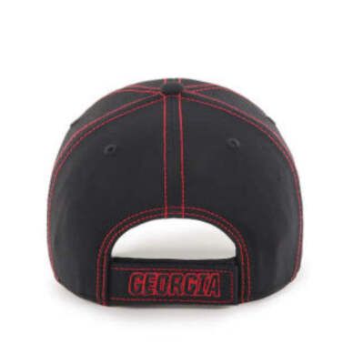Georgia Bulldogs '47 Brand Black Battalion MVP Adjustable Hat