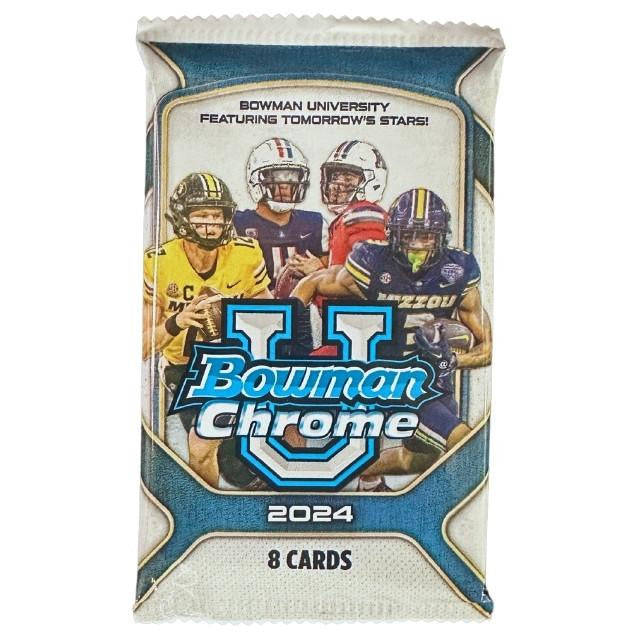 2024 Bowman University Chrome Football Jumbo Pack - J&W Sports Apparel