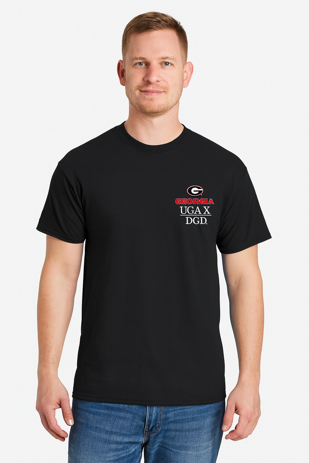 Georgia Bulldogs - UGA Que X Black Memorial T-Shirt - J&W Sports Apparel