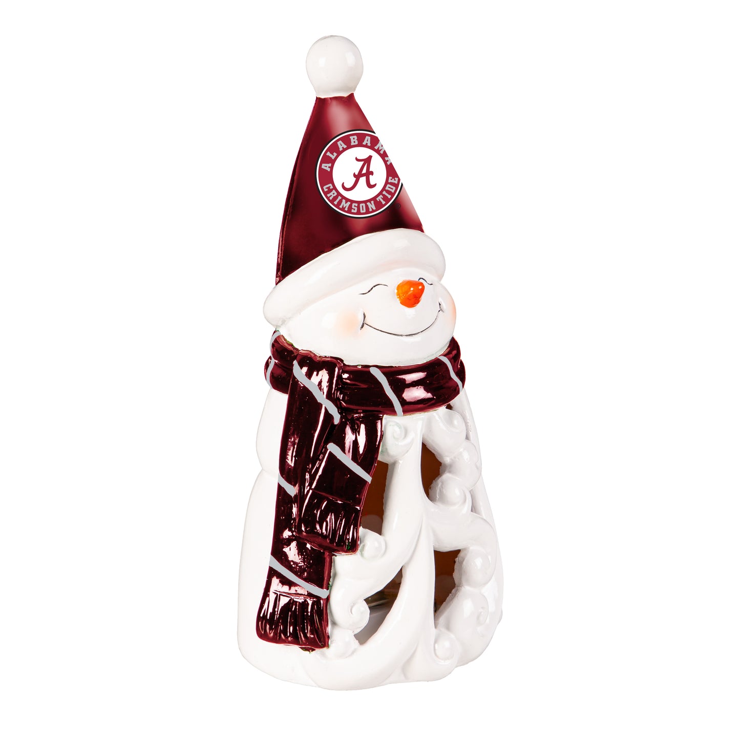 Alabama Crimson Tide- Snowman LED Statuary, 8"