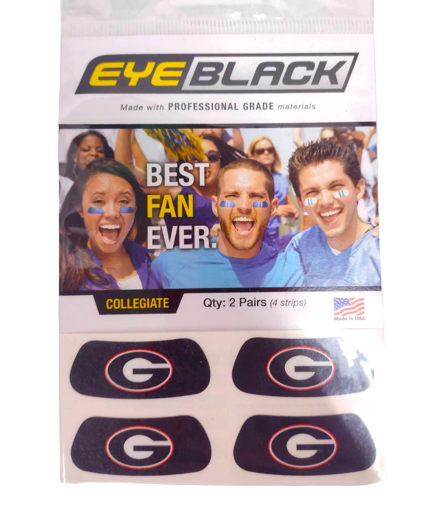 Georgia Bulldogs EyeBlacks 4 Pack