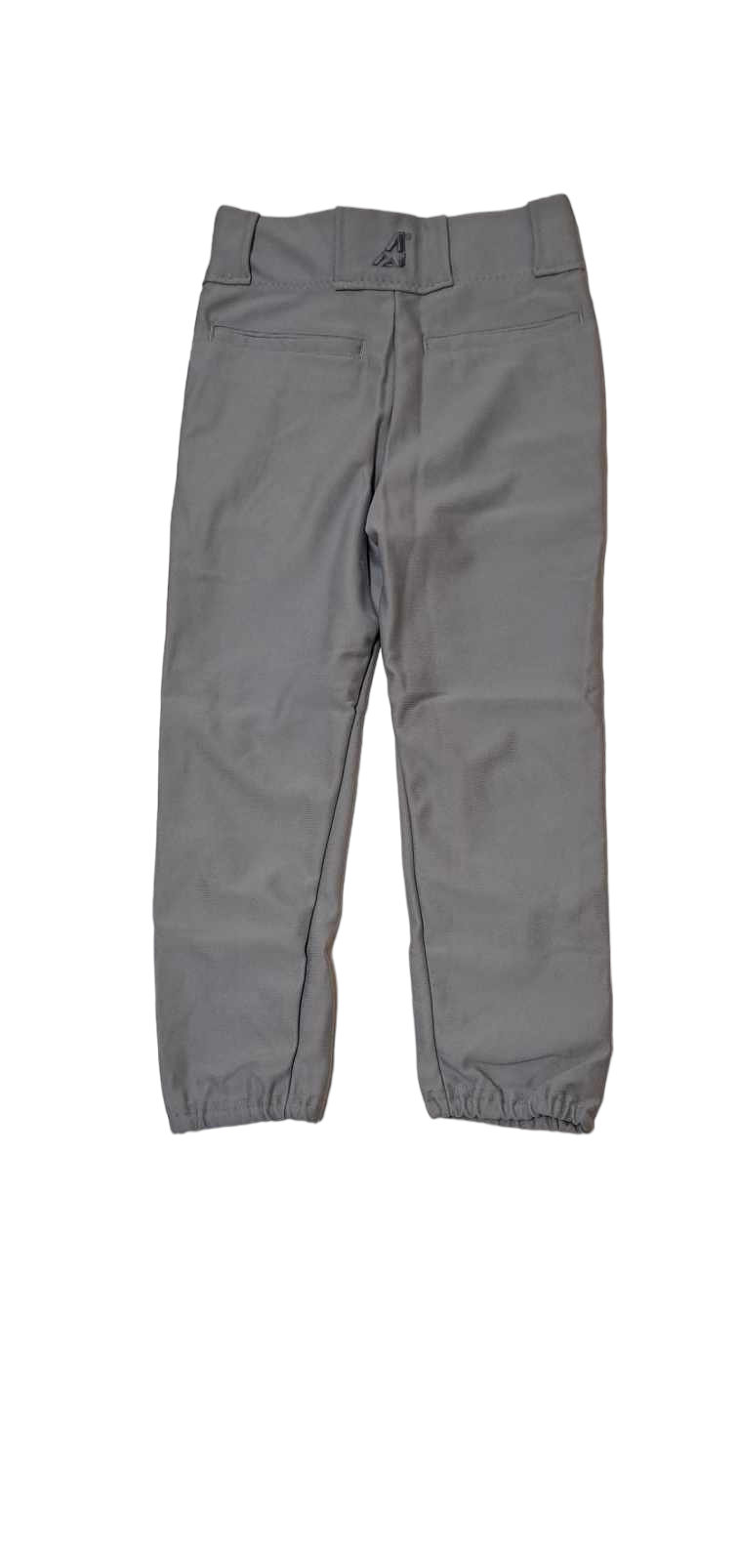 All Star Team Apparel Youth Baseball Pants Gray Elastic Legs - Large