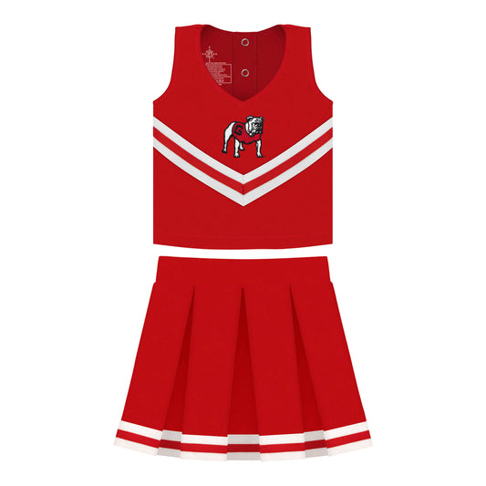 Georgia Bulldogs Cheerleader Dress - 3 Piece