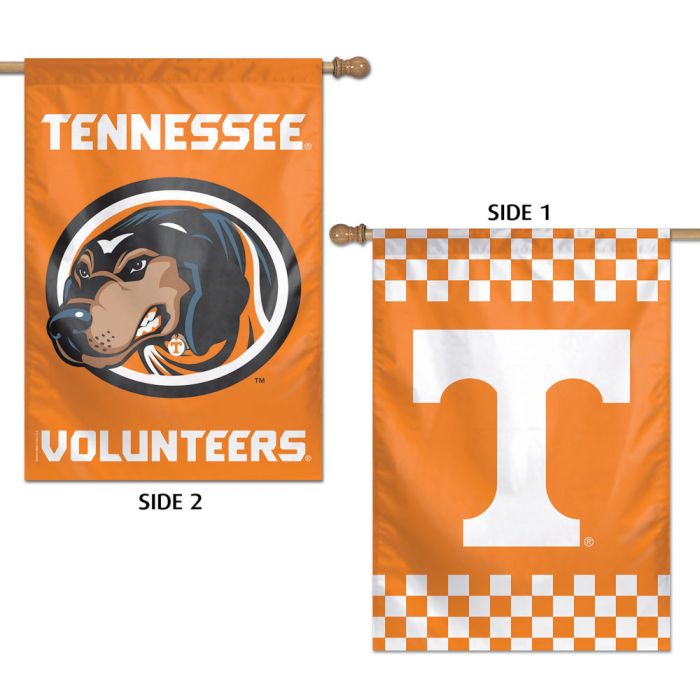TENNESSEE VOLUNTEERS VERTICAL FLAG 2 SIDED 28" X 40" - J&W Sports Apparel