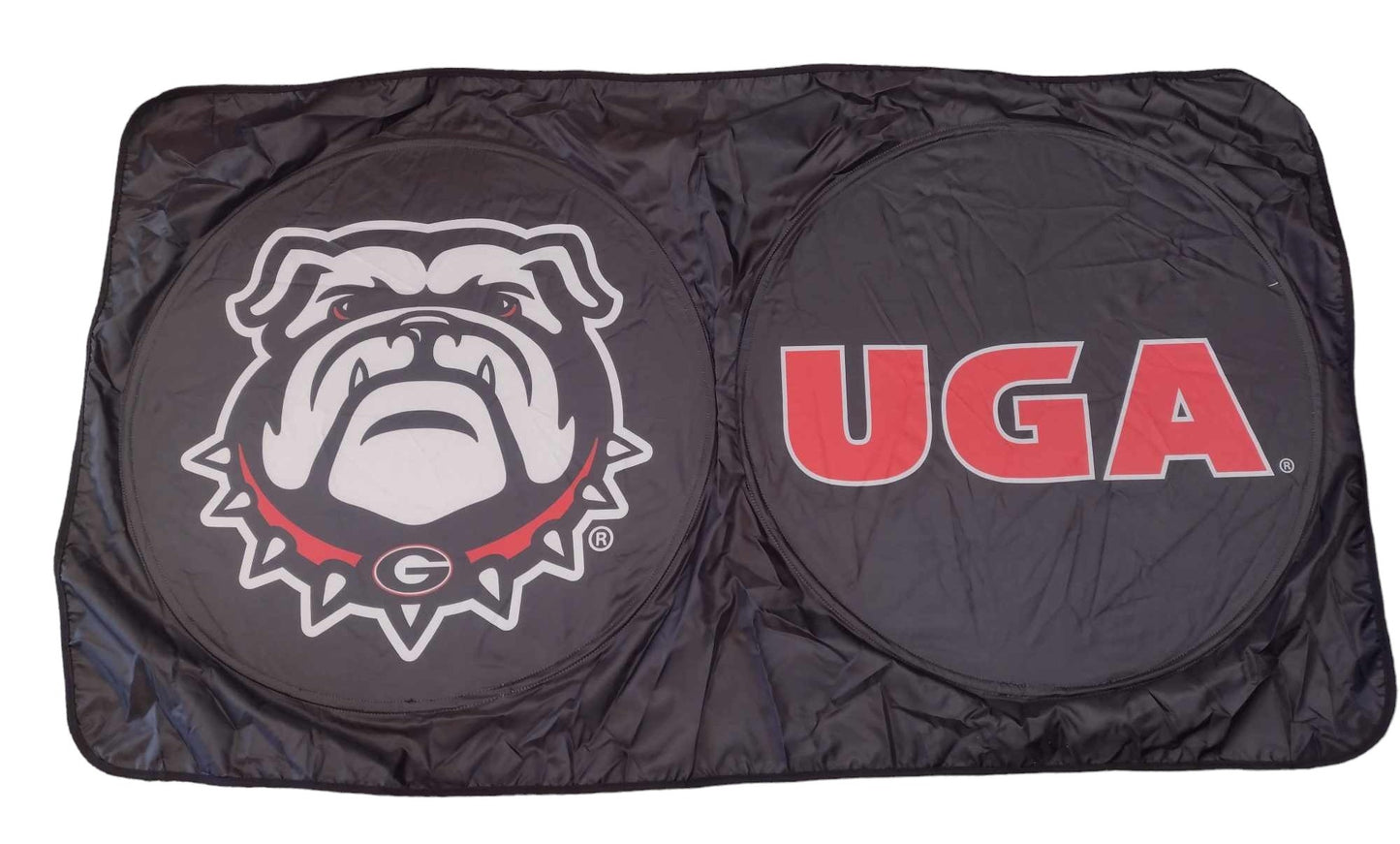 GEORGIA BULLDOGS WINDOWSHIELD AUTO SUNSHADE NEW BULLDOG
