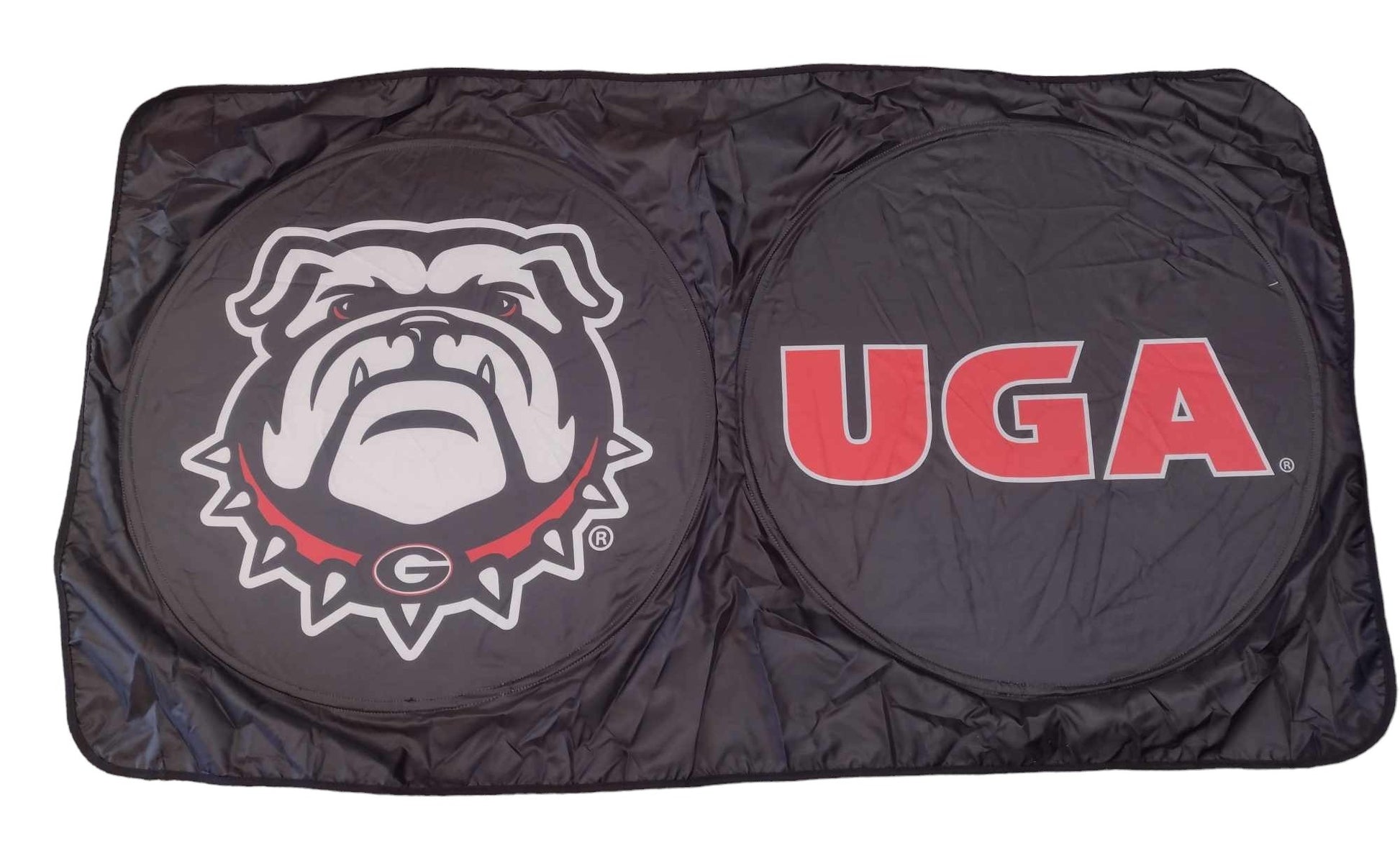 GEORGIA BULLDOGS WINDOWSHIELD AUTO SUNSHADE NEW BULLDOG - J&W Sports Apparel