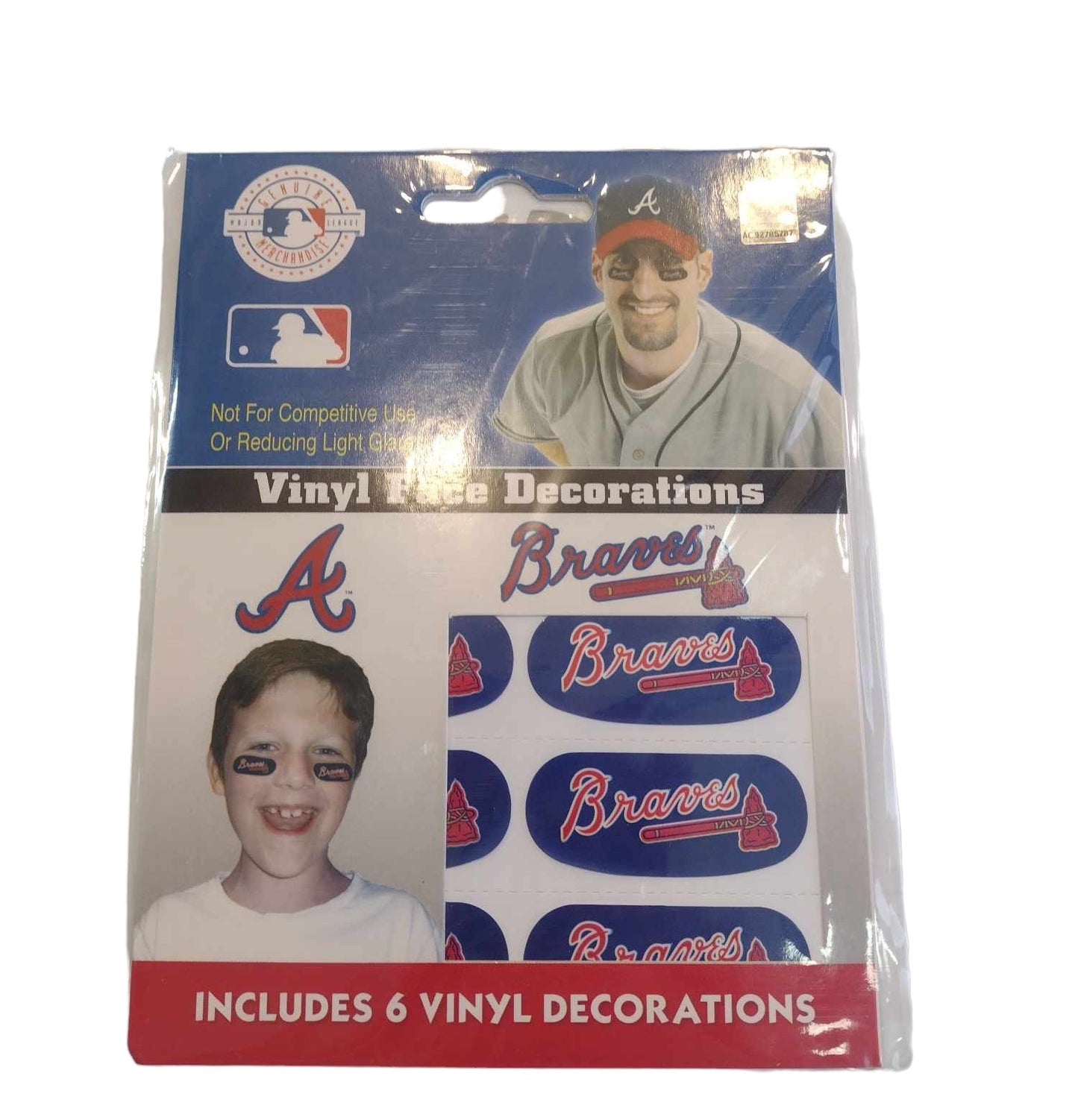 Atlanta Braves Face Decorations - J&W Sports Apparel