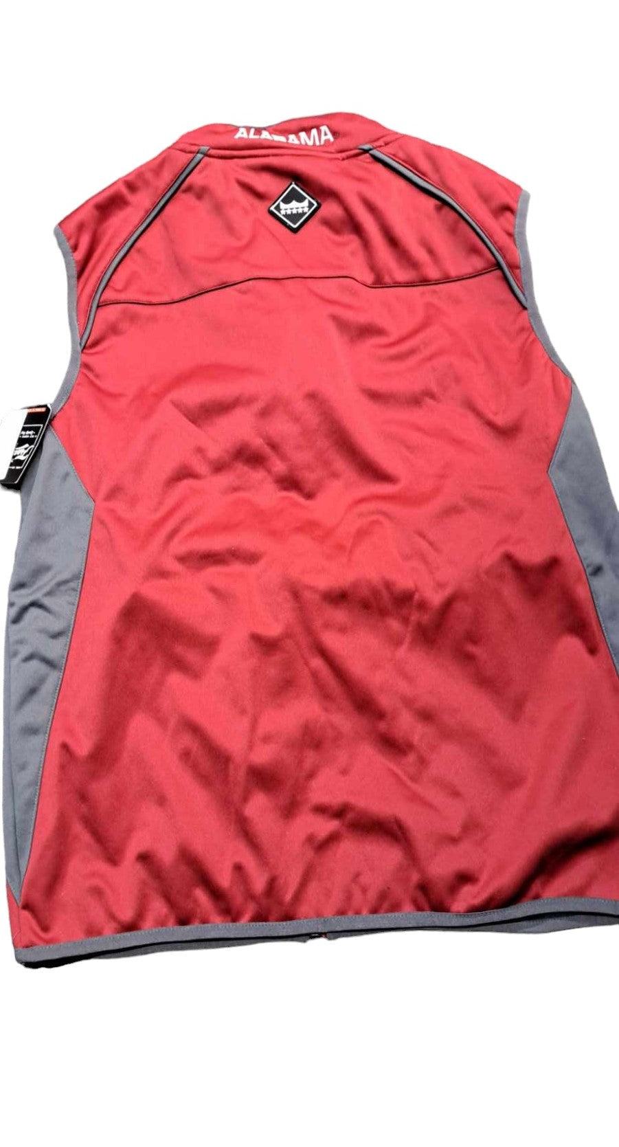 Alabama Crimson Tide FC Maroon Grey Softshell Vest - J&W Sports Apparel