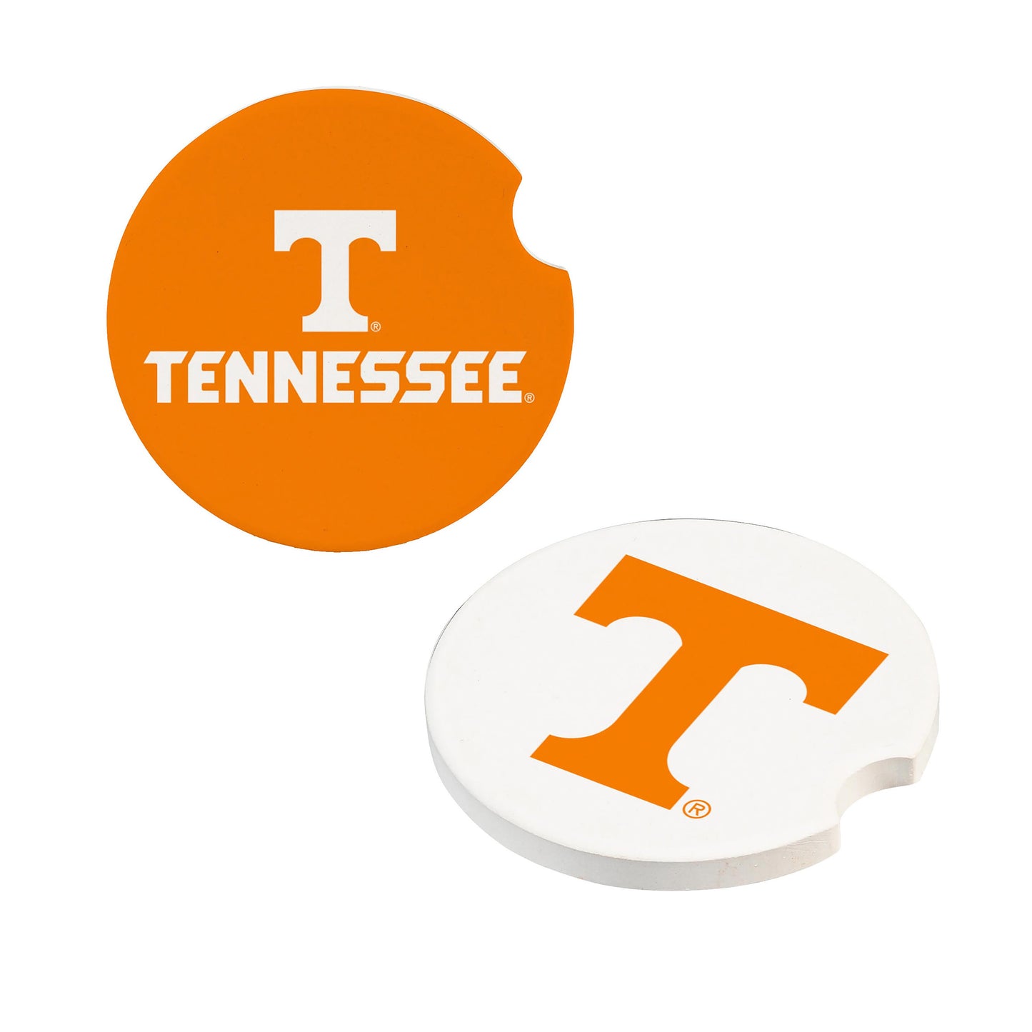 Tennessee Volunteers - Car Coaster Set, 2pc - J&W Sports Apparel