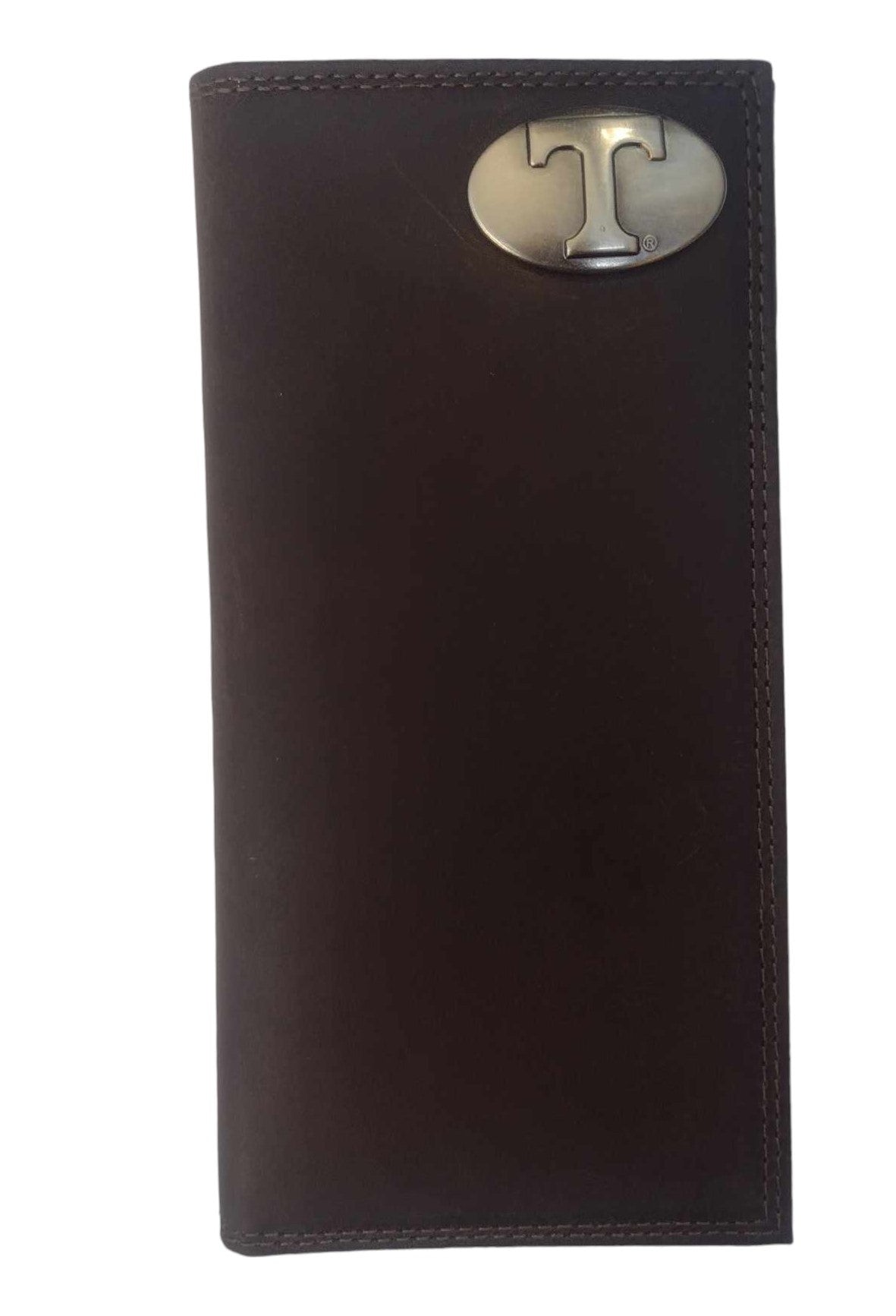 Tennessee Volunteers Concho Emblem Crazyhorse Leather Secretary Wallet