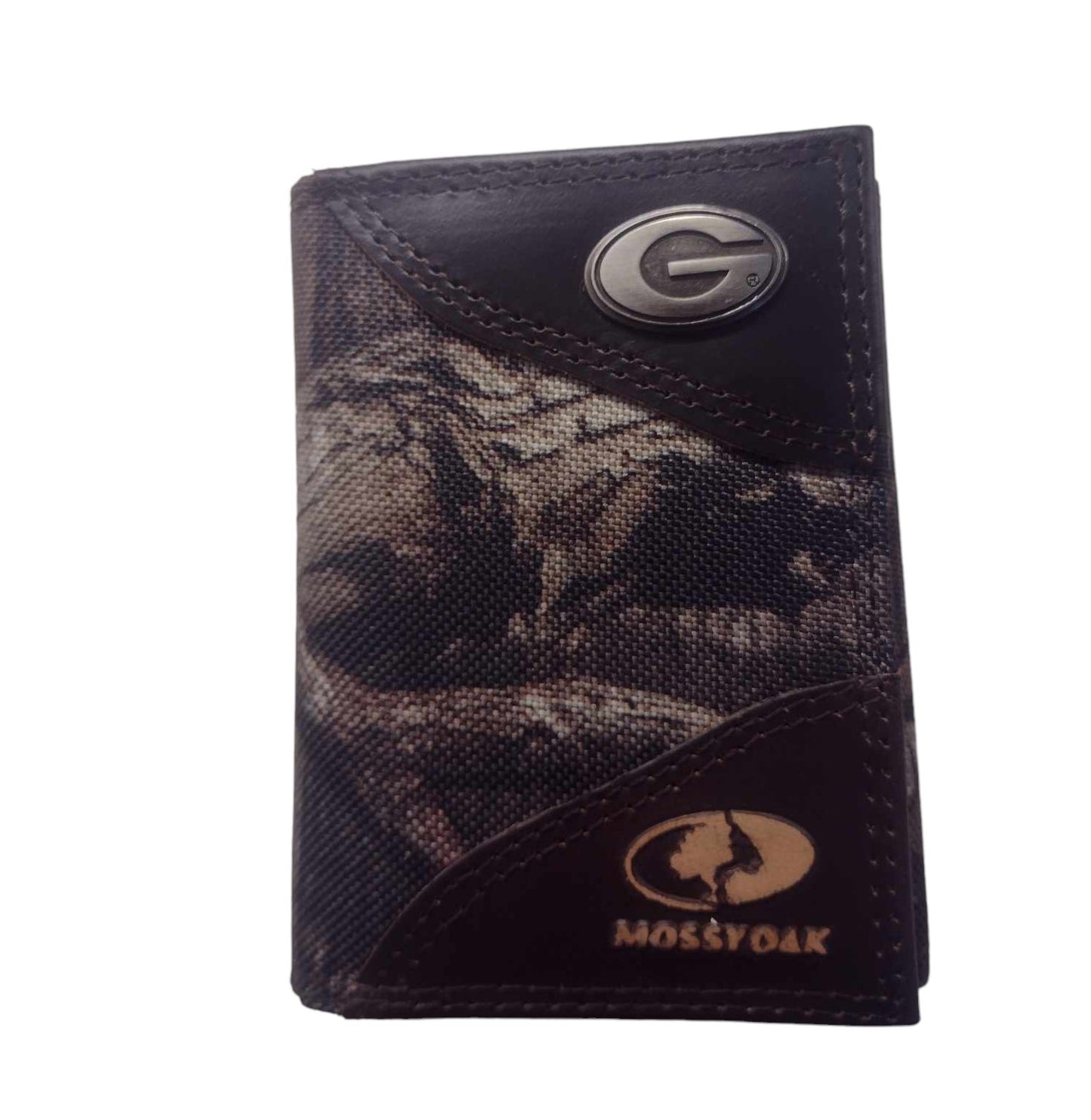 Georgia Bulldogs Mossy Oak Camo Trifold Wallet