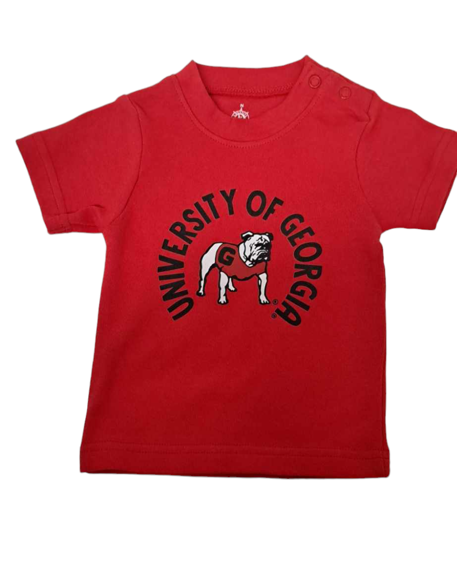 Georgia Bulldogs Infant Arched T-Shirt - J&W Sports Apparel