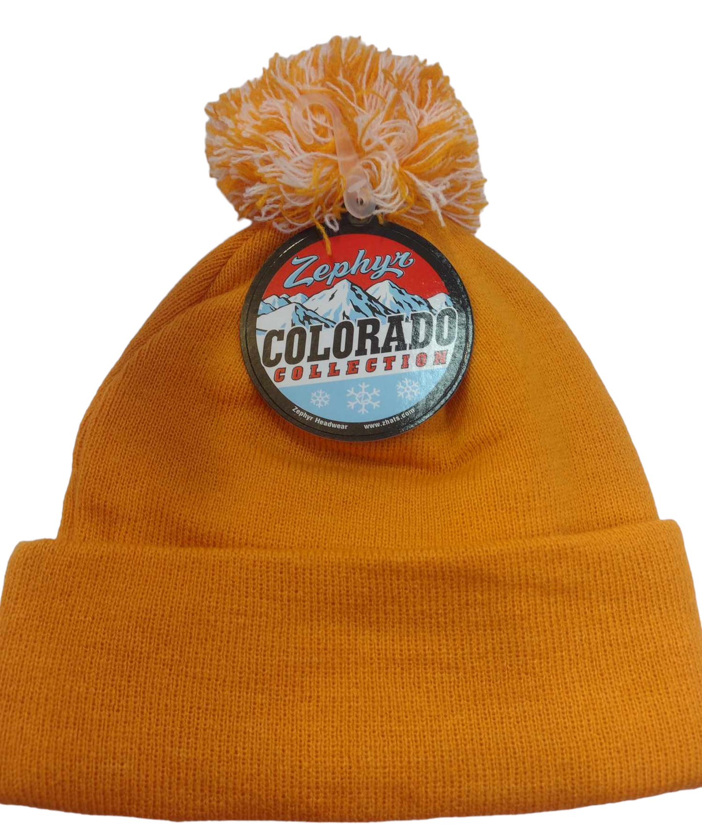 Tennessee Volunteers Knit Cap- Orange Pom Pom Cuff
