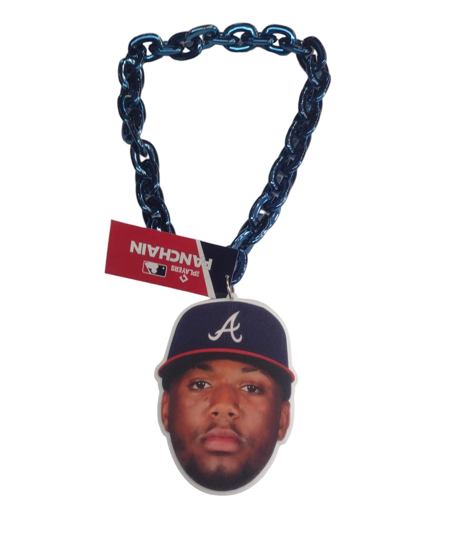 ATLANTA BRAVES RONALD ACUNA JR - FACE CHAIN - NAVY CHAIN