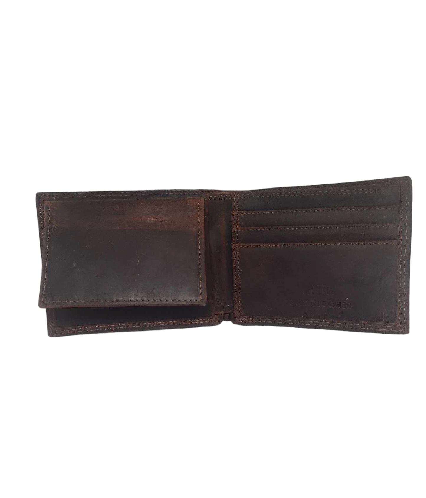 Georgia Tech Crazy Horse Leather Bi-fold Concho Wallet - J&W Sports Apparel