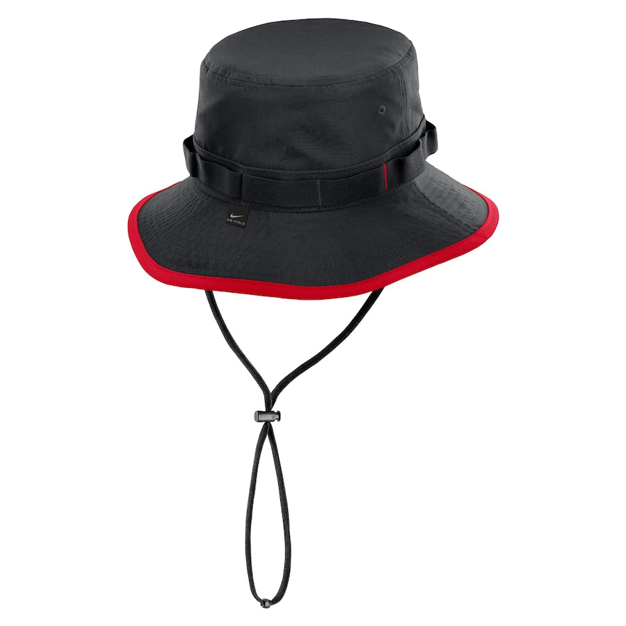 Georgia Bulldogs Nike 2024/25 On-Field Apex Performance Boonie Bucket Hat - Black