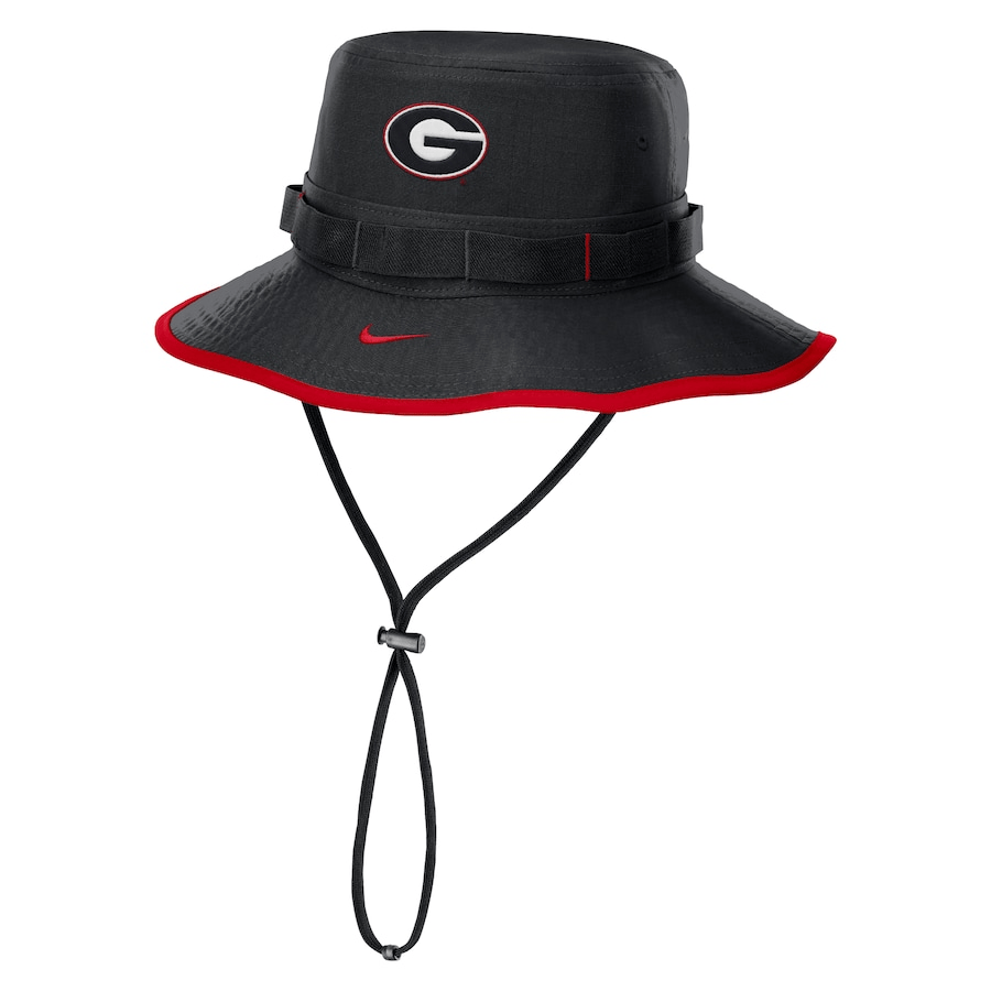 Georgia Bulldogs Nike 2024/25 On-Field Apex Performance Boonie Bucket Hat - Black - J&W Sports Apparel