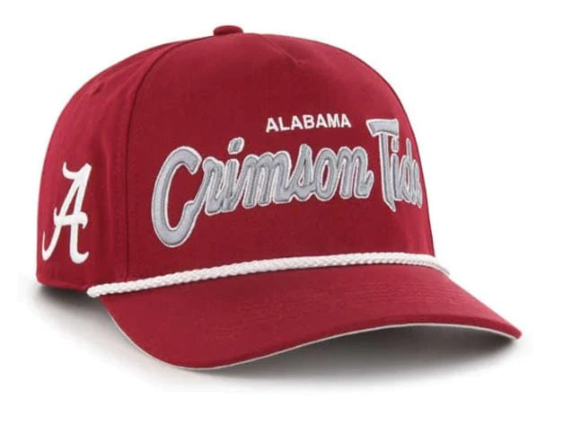 Alabama Crimson Tide '47 Crosstown Script Hitch Red Adjustable Snapback Hat - J&W Sports Apparel