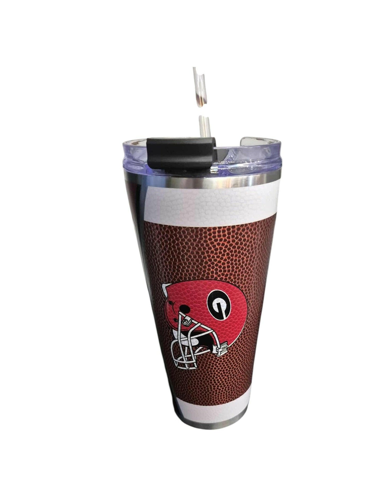 Georgia Bulldogs Football Pattern 32oz Tumbler - J&W Sports Apparel
