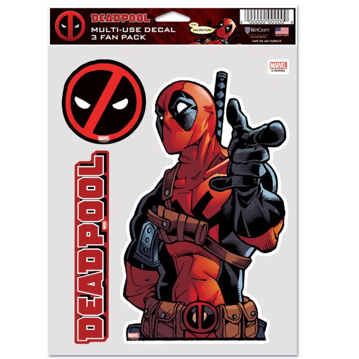 Deadpool Marvel Marvel Multi Use 3 Fan Pack - J&W Sports Apparel