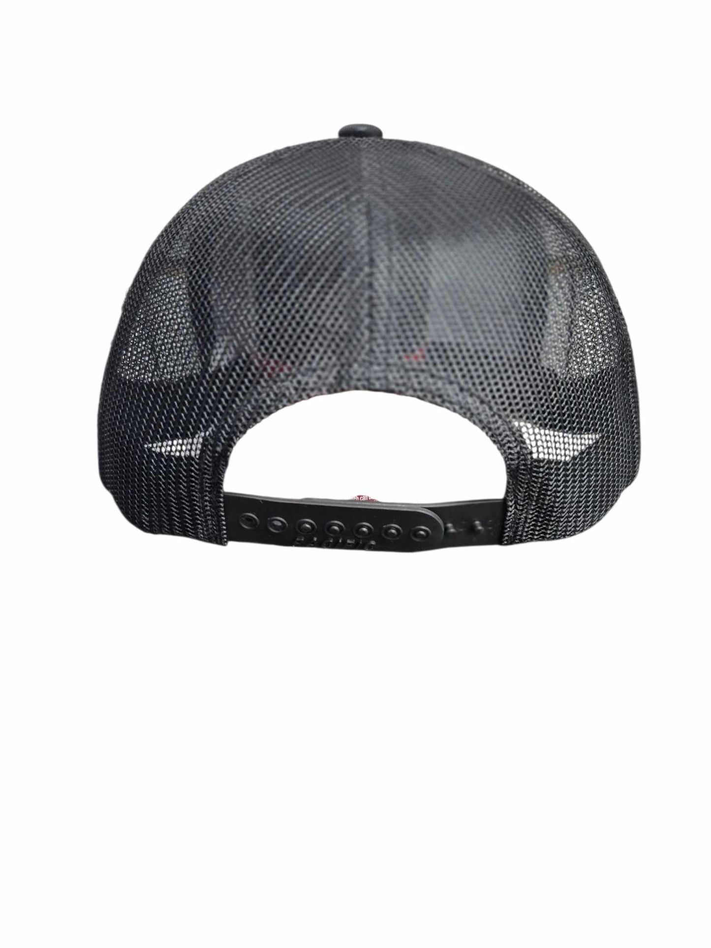 Georgia Bulldogs GATA Bulldog Embroidered Mesh Back Trucker Hat, Black/Black