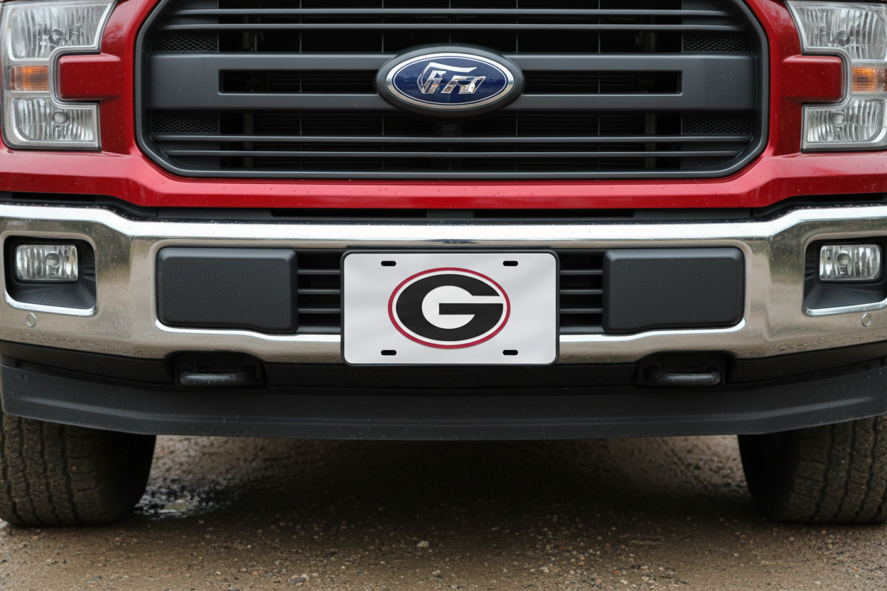 Georgia Bulldogs Mirror Specialty Acrylic License Plate