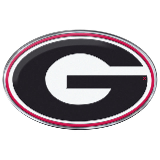 Georgia Bulldogs Embossed Color Emblem - J&W Sports Apparel