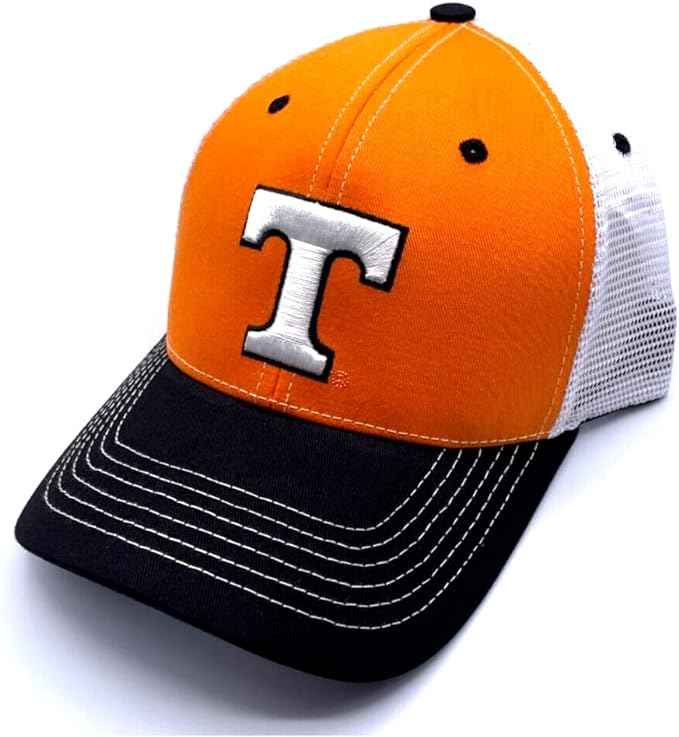 Tennessee Vols Big T Snapback Hat Mesh Trucker Cap Collegiate Headwear