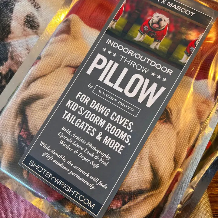 Georgia Bulldogs -UGA X Throw Pillow Cover Georgia Bulldogs Decor - J&W Sports Apparel