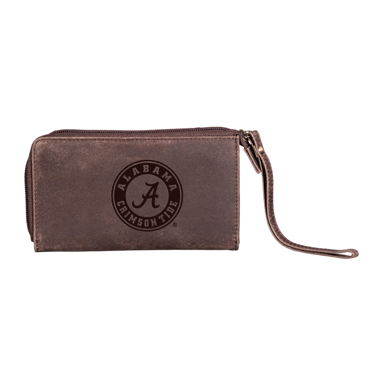 Alabama Crimson Tide - Wristlet Wallet, Brown - J&W Sports Apparel