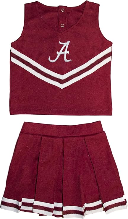 Alabama Crimson Tide Toddler 3-Piece Cheer Dress