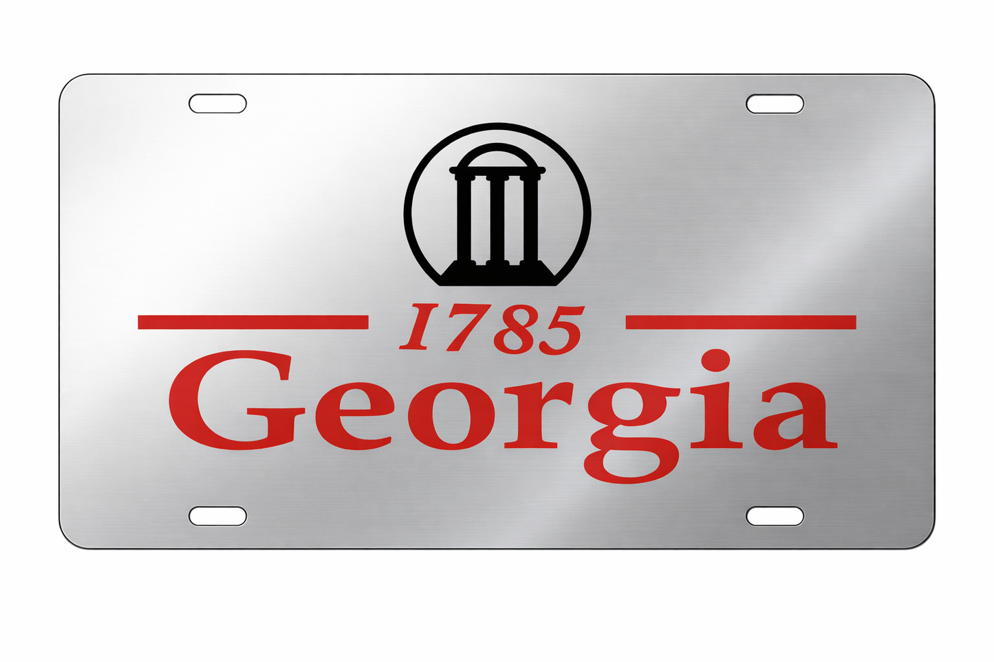 Georgia Bulldogs Arches 1785 License Plate