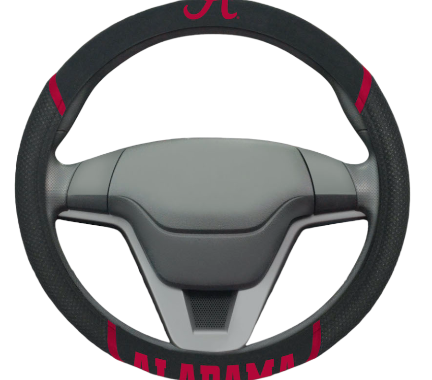 Alabama Crimson Tide Steering Wheel Cover - J&W Sports Apparel