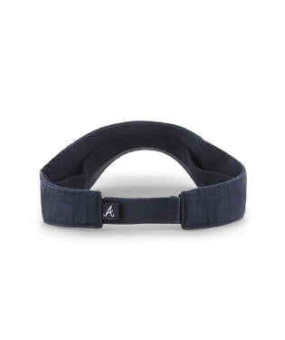ATLANTA BRAVES NAVY 47 CLEAN UP VISOR - J&W Sports Apparel