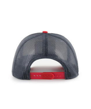 ATLANTA BRAVES NAVY SCHOFIELD 47 TRUCKER HAT - J&W Sports Apparel
