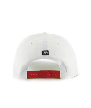 Georgia Bulldogs White Downburst Hitch Rope Adjustable Hat - J&W Sports Apparel