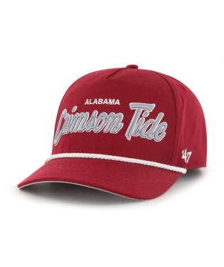 Alabama Crimson Tide '47 Crosstown Script Hitch Red Adjustable Snapback Hat - J&W Sports Apparel