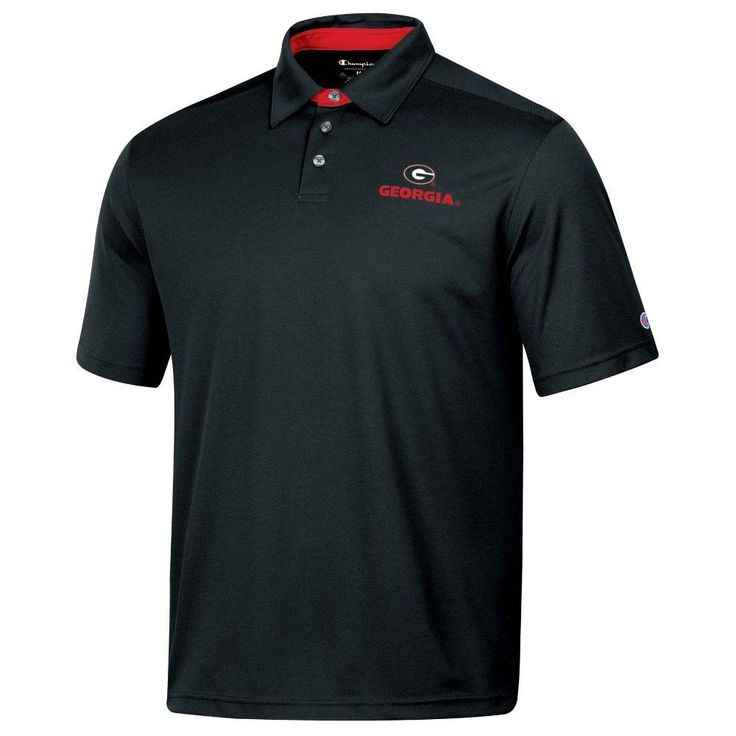 Georgia Bulldogs Champion Black Polo