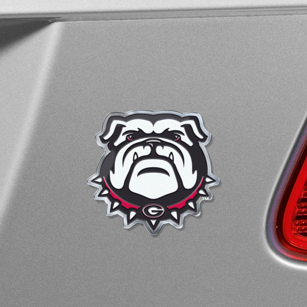 Georgia Bulldogs Embossed Color Emblem - J&W Sports Apparel