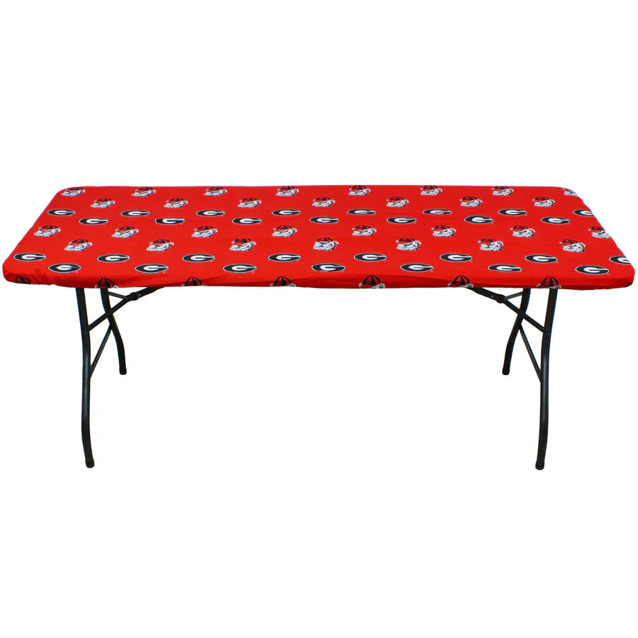 GEORGIA BULLDOGS 8' TABLE COVER - 95'' X 30 '' J&W Sports Apparel College Covers