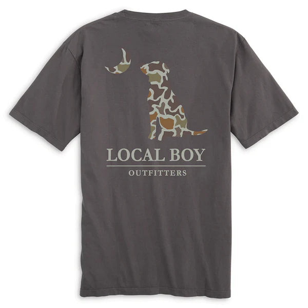 Local Boy - Localflage Dog Moon Short Sleeve T-Shirt