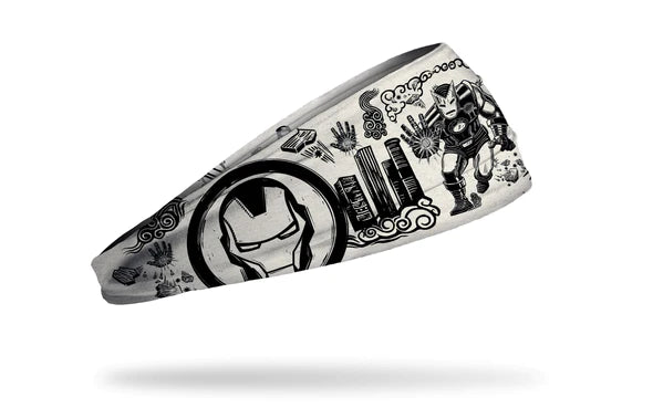 IRON MAN: LINOCUT HEADBAND - J&W Sports Apparel